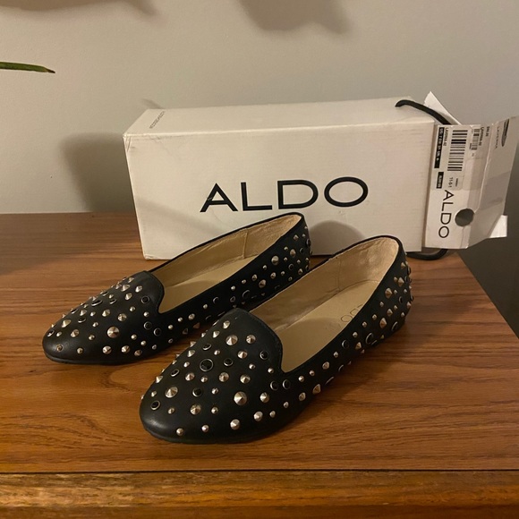 Aldo studded flats Clearance